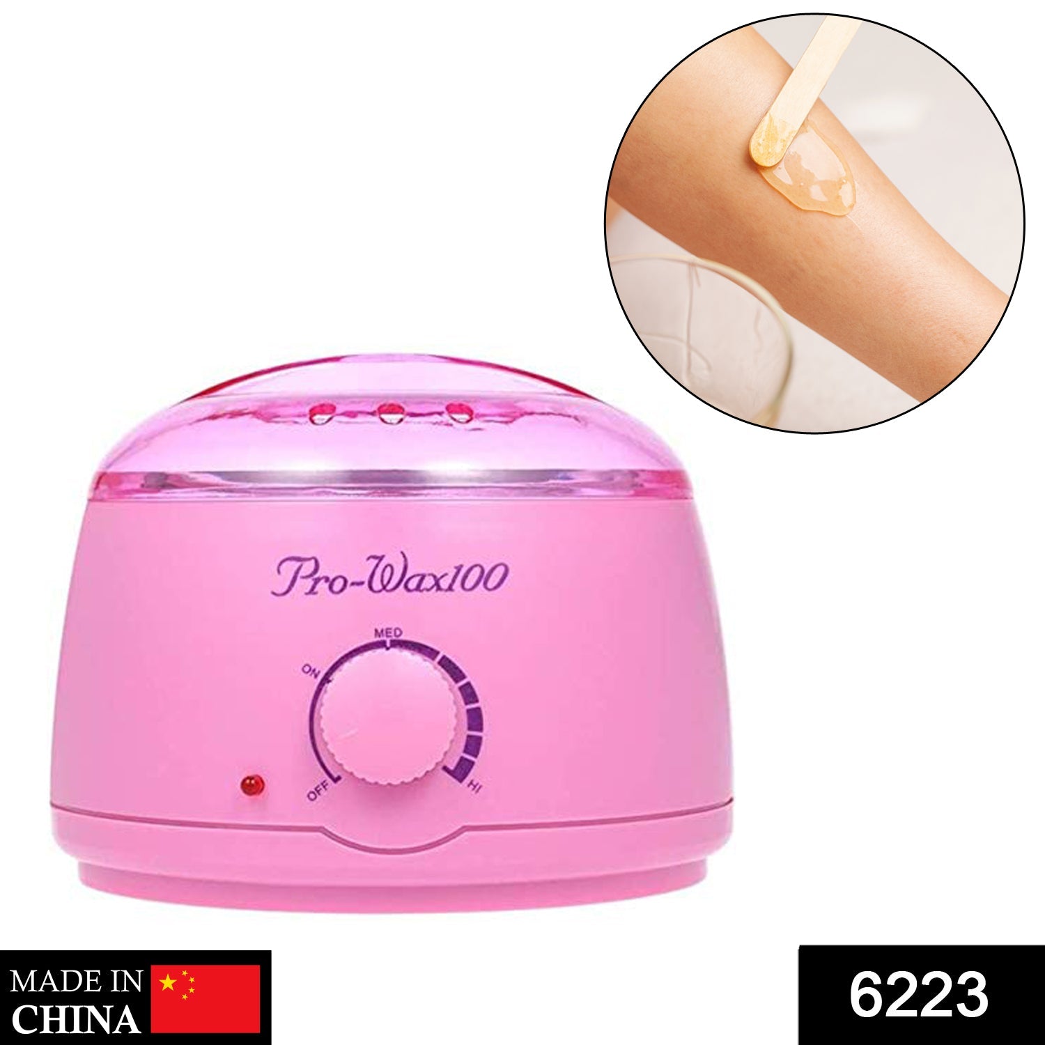 Wax heater with automatic cut-off Wax heater with automatic cut-off